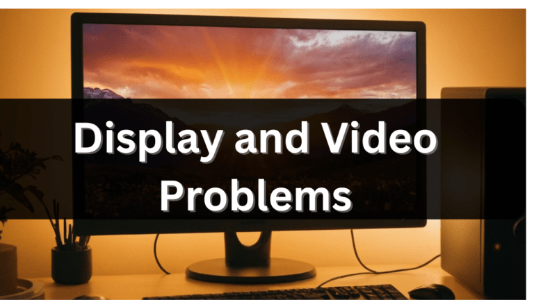 Video Issues Examples Display and Video problems - NetworkMIT
